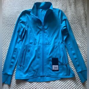 Blue "Iris" Athletic Jacket, Size XS